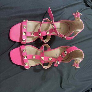Pink TORRID Stud Shoes Size 12W